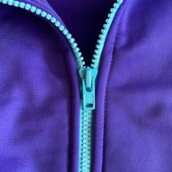 Adidas Girl’s Tracksuit Outfit Dark Purple - Picture 7 of 16